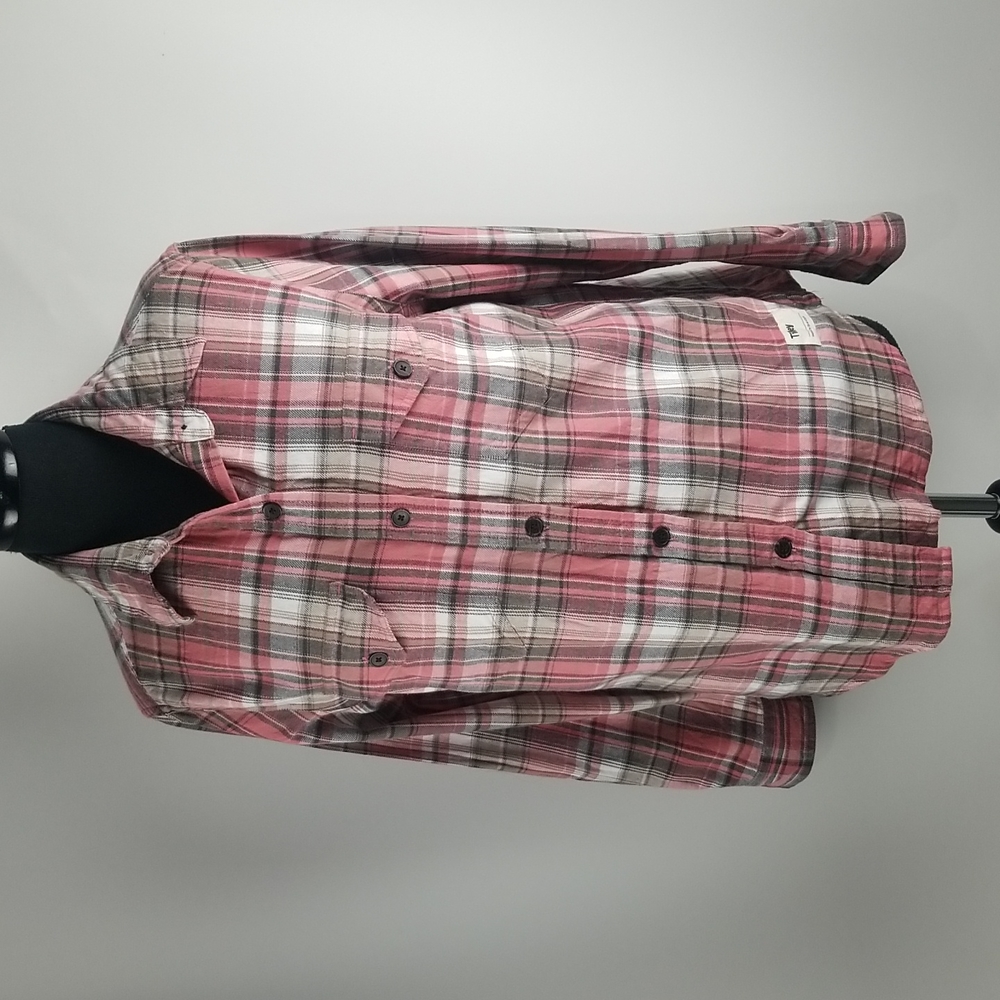 Tilley Plaid Button Up Shirt Size M